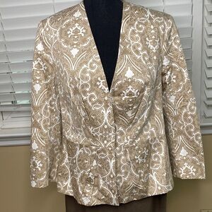 New York & Company Paisley Blazer
